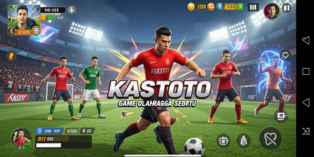 Tampilan gameplay KASTOTO yang menegangkan dan penuh aksi.