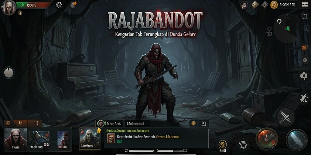 Tangkapan layar gameplay RAJABANDOT yang menampilkan aksi menegangkan.
